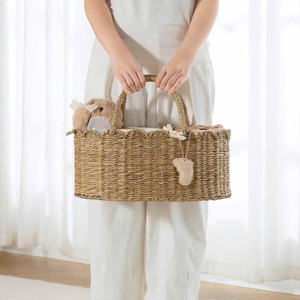 Organizador de Pañales de Primera Calidad con Diseño Práctico para una Guardería Ordenada y Elegante, Cesta de Almacenamiento de Pañales de Mimbre Duradera y Encantadora - Product Image 2