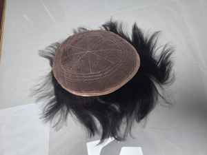 ท็อปเป้ผมแท้แบบเต็มศีรษะสำหรับผู้ชาย ผมอินเดียเรมี่ แบบลอน ความหนาแน่น 100% ความยาวสั้น TAZ HAIR BANGLADESH - Product Image 4