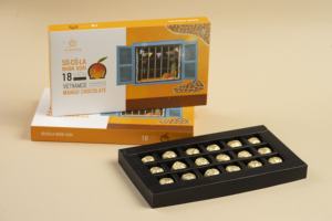 Boîte de chocolat de qualité supérieure, saveur mangue du Vietnam, de la marque Legendary Chocolatier Zoom, avec une durée de conservation de 6 mois, idéale pour offrir en cadeau - Product Image 3