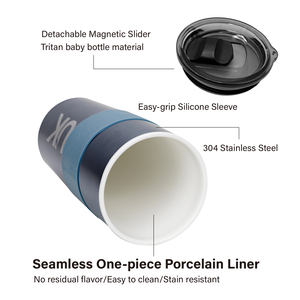 (Örnek sipariş) yeni trend toptan spor iç porselen ile içecek Tumbler paslanmaz çelik/dış SUS 304 vakum yalıtımlı - Product Image 2