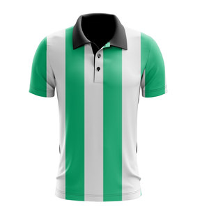 Chemises de golf pour hommes à manches courtes en polyester personnalisées OEM, séchage rapide, styles formels, vêtements de sport, entièrement imprimées par sublimation - Product Image 6