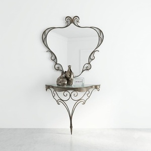 Mesa de tocador victoriana KHP de hierro forjado a mano, consola de metal antiguo personalizada para muebles de sala de estar - Product Image 1