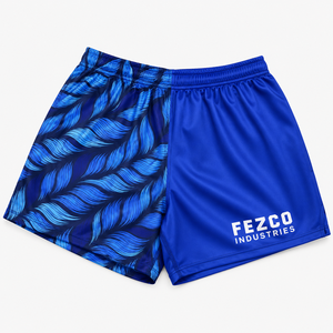 Pantalones Cortos Deportivos Resistentes para Entrenamiento de Fútbol, Diseño Atardecer, Cintura Elástica con Bolsillos, Ropa Deportiva de Verano, Corte Regular - Product Image 5