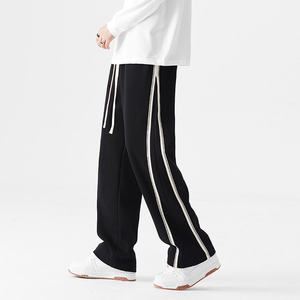 Comfortable Sweatpants Spring <b>Loose</b> Straight Leg <b>Trousers</b> <b>for</b> <b>Men</b> New <b>Men's</b> Corduroy Elastic Waist Fleece Streetwear Joggers - Product Image 4