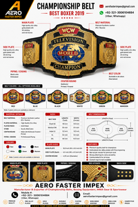 Aero Faster Impex for <b>Belt</b> <b>Red</b> Gold Plated Alloy Buckle Rhinestone Decorated Boxing Wrestling MMA Taekwondo Judo 4cm Width - Product Image 6