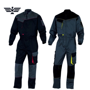Custom Industrial Nylon Hi Visibility <b>Waterproof</b> Unisex Work Coverall Heavy Duty Mechanic <b>Overall</b> Two Tone Protective Multi - Product Image 1