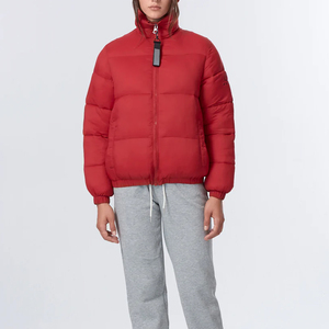 Chaqueta Acolchada de Moda para Hombre, Color Rojo, Estilo Urbano, Diseño Casual de Invierno, Impermeable, Transpirable, Relleno de Algodón - Product Image 1