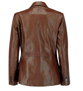 Chaqueta Blazer de Cuero para Hombre al por Mayor, Transpirable, Informal, de Alta Calidad, Precio Accesible - Product Image 3