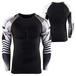 Rash Guard Personalizado al por Mayor ODM de Alta Calidad para Hombre, Rash Guard de Spandex para BJJ, Surf y Buceo - Product Image 4