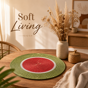 100% Natural Seagrass <b>Table</b> <b>Mat</b> | <b>Round</b> Eco Friendly Placemat | Handmade Woven Dining Decor | Export Quality Indian Supplier - Product Image 3