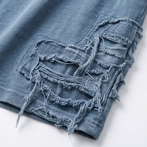 T-shirts délavés coupe ample en coton 2026 – Vêtements streetwear décontractés et stylés pour l'été - Product Image 5