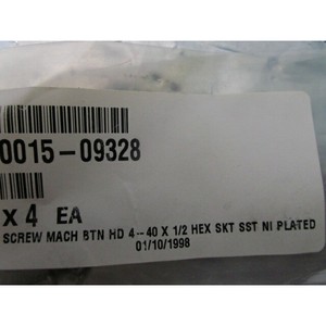 4 AMAT 0015-09328 Screw Mach BTN HD 4--40 X 1/2 - อุปกรณ์และอะไหล่เซมิคอนดักเตอร์ระดับโลกที่เชื่อถือได้ - Product Image 4