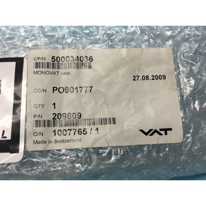 แผ่นปิดวาล์วแบบมีร่อง VAT 209809 Mark II ZA - อุปกรณ์และชิ้นส่วนเซมิคอนดักเตอร์ระดับโลกที่เชื่อถือได้ - Product Image 5