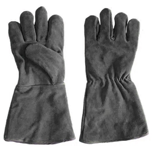 Gants de sécurité en cuir de vachette résistants à la chaleur et au feu pour le soudage, le barbecue, la manipulation des étincelles, les travaux industriels, équipement de protection - Product Image 2