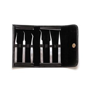 Organisateur de pinces à épiler pour extensions de cils en acier inoxydable durable VI-5138 avec pointe lisse pour cils et rangement de trousses à crayons - Product Image 5
