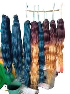 Cheveux indiens bruts directement d'Inde, extensions de cheveux ondulés naturels, cheveux humains vierges Remy pas chers, mèches non traitées - Product Image 4