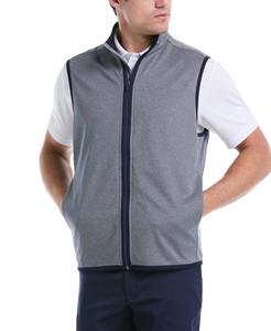Gilet de golf unisexe en cuir sans manches, léger, coupe-vent, avec fermeture éclair 1/4, enduit, pour sports de plein air, course à pied et randonnée - Vente en gros - Product Image 6