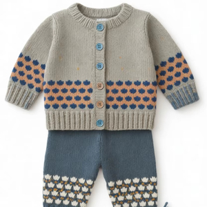 Conjunto de Ropa Cómoda para Bebé, Tejido Suave, Atuendo Infantil para Invierno, Servicio de Fabricación a Medida - Product Image 1