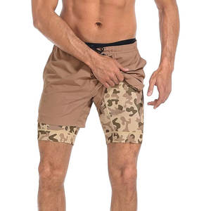 Shorts de sport pour homme, extensibles, respirants et anti-transpiration, pour l'entraînement, la course et les sports. - Product Image 4