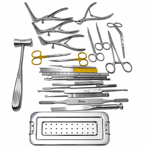 Ensemble d'instruments de rhinoplastie manuels de haute qualité, 53 pièces, en acier inoxydable, kit de chirurgie reconstructive en plastique, certifié CE, réutilisable - Product Image 2