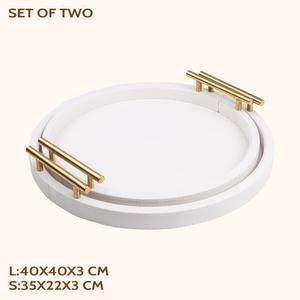 Bandeja de Servicio de Madera de Grado Comercial, Plato de Madera Sólida para Servicio de Té y Café en Hoteles y Restaurantes - Product Image 4