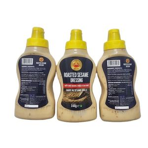 Salsa de Sésamo Asado Red Crab 240g en Botella PET, Salsa a Base de Soja y Chile, Dulce y Salada para Ensaladas, Certificación Halal, Empaque en Caja - Product Image 6