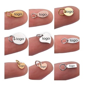 Étiquettes de vêtements, logos de marques en métal, plaques d'étiquettes, métal très demandé pour l'habillement - Product Image 2