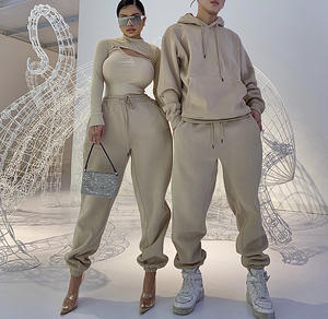 Tenues Chaudes pour Femmes et Hommes – Ensembles de Vêtements Automne-Hiver – Survêtements Chauds à Col Montant et Fermeture Éclair – Sweat-shirts pour Hommes - Product Image 3