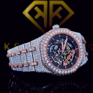 Reloj de Diamantes de Lujo con Movimiento Automático de Cuarzo, de Acero Inoxidable, Resistente al Agua, con Diseño Atractivo y de Calidad Estándar, en Oferta - Product Image 1