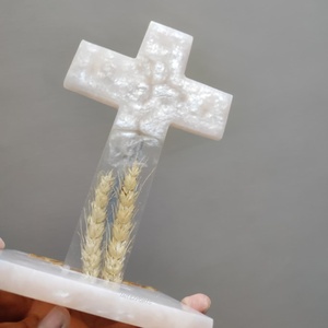 Premium Quality Angel Resin Wood Cross (Model) for Baptism First Communion & <b>Confirmation</b> - Product Image 2