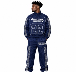 Ensemble de survêtement Ready To Win Industries, bleu marine, manches longues, fermeture éclair, sportif, polyester, adulte, unisexe, automne - Product Image 6
