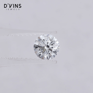 D'vins Jewels - Diamante Cultivado en Laboratorio, Corte Brillante Redondo, 1 Quilate, E VVS2, Excelente Corte, Surat, para Joyería, Modelo DJ 456 - Product Image 1