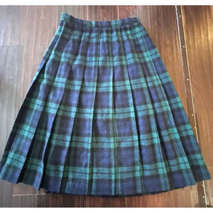 Kilt en laine à carreaux Blackwatch, plissé, fait main, style vintage, pour filles, sur mesure, OEM, ODM - Product Image 6