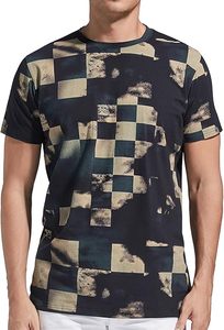 T-shirt uni en coton et polyester 100 % personnalisable avec motifs graphiques lourds pour hommes grandes tailles, tissu jersey 210 grammes, design personnalisable - Product Image 5