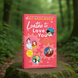 Loathe To Love You de l'auteur Ali Hazelwood, livre broché personnalisé, impression de couverture souple - Product Image 3