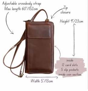 Bolsos de hombro tipo bandolera pequeños para mujer, bolso de cuero para mujer, carteras tipo sobre para tarjetas, cartera para teléfono móvil, bolsillo para teléfono móvil - Product Image 4