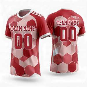 Los Mejores Fabricantes y Proveedores, Nueva Colección, Jersey de Fútbol Personalizado Unisex, Impermeable, Suave, 100% Poliéster, Manga Corta con Pantalones Cortos - Product Image 1