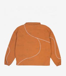 Chaqueta cortavientos OEM ligera y transpirable con logotipo personalizado, chaqueta con capucha a prueba de viento para exteriores para hombre - Product Image 2