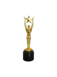 Dernier Trophée Étoile Dorée Femme avec Base Noire – Récompense Premium pour Achievement, Cérémonie d'entreprise, Cadeau Personnalisé, Trophée Artistique - Product Image 6