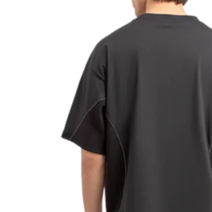 Men's Black Regular Fit Polyester/Cotton Logo <b>Pocket</b> <b>T</b>-<b>Shirt</b> Quick Dry Breathable Fabric Smart Casual Style Custom Brand - Product Image 5