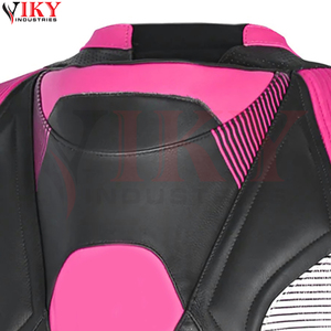 Traje de Motociclismo Unisex de Cuero Genuino para Mujer, Talla Grande, Certificado CE, Resistente a la Abrasión, Cortavientos, para Exteriores - Product Image 4