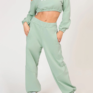 High Quality Loose Fit Pants Custom Logo Trousers Street Wear Oversized Sweatpants Men's Jogger Pants - Product Image 2