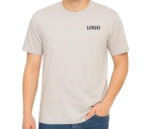 เสื้อยืดคอกลมแขนสั้นผู้ชาย ผ้าฝ้าย 100% พิมพ์ลาย  ลำลอง ใส่ทำงานได้ สกรีนโลโก้ได้ - Product Image 3