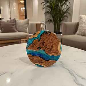 แผ่นรองแก้วไม้วอลนัทและเมเปิลทรงสี่เหลี่ยม พรีเมียม ทันสมัย เป็นมิตรกับสิ่งแวดล้อม ปรับแต่งขนาดและความหนาได้ ใช้ในบ้านและร้านอาหาร - Product Image 5