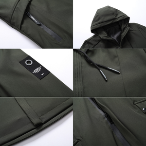 Veste de sport pour homme, coupe-vent léger, veste de loisirs de plein air, veste d'extérieur pour homme, veste zippée intégrale avec capuche, Haus Industries - Product Image 2