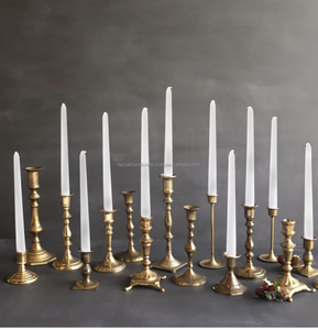 Candelero de hierro forjado Vintage Tayyab artesanía decoración del hogar para Navidad DE LA India - Product Image 4