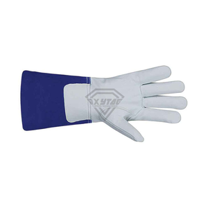 Heavy Duty Industrial Leather Welding <b>Gloves</b> <b>Long</b> Safety Gauntlet Protective Hand Wear For Metal Working Construction Factory - Product Image 5
