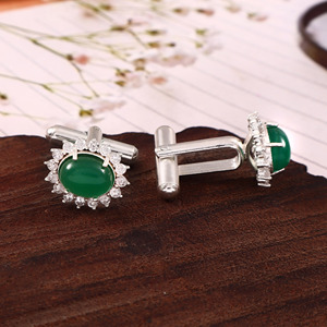 Gemelos de Ónix Natural para Hombre, Juego de Gemelos de Piedras Preciosas de Lujo en Tono Dorado, Regalo de Joyería para Bodas, Navidad, Cumpleaños, Venta al Por Mayor - Product Image 6