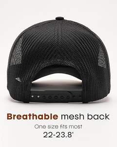 Gorra Trucker al por Mayor de Algodón con Malla, Gorras Lisas con Logotipo Personalizado, Gorra Trucker Casual de Espuma en Blanco - Product Image 3