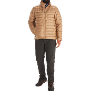 Men Bubble Puffer Jacket Lightweight <b>Warm</b> Quilted Outerwear Full Zip Casual Winter Regular Fit Comfortable Wear - Product Image 1